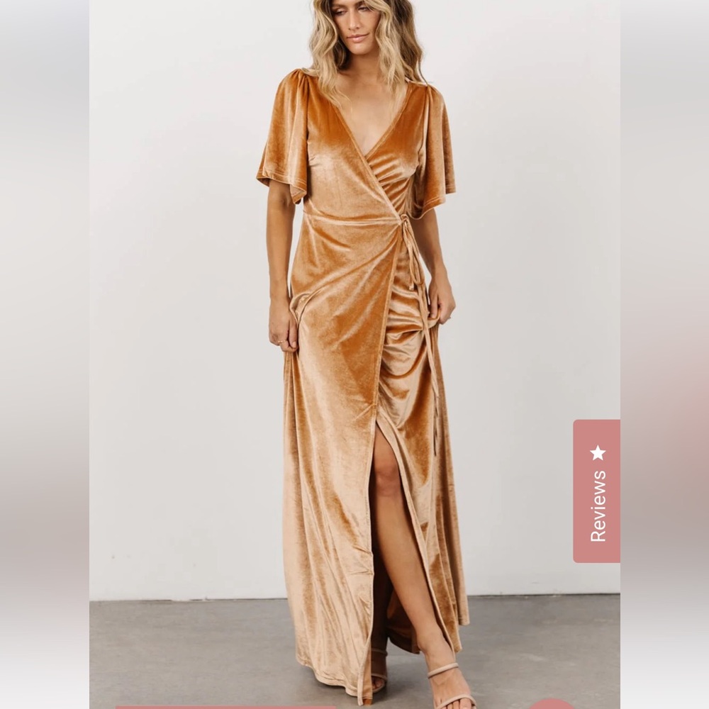 Baltic Born Meghan Velvet Dress Wrap Maxi